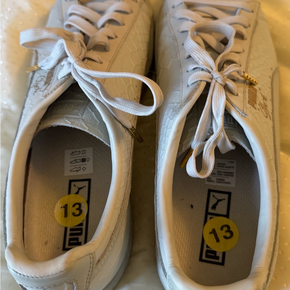 Puma Clyde Sneakers Men’s Size 13 Leather - Picture 5 of 12